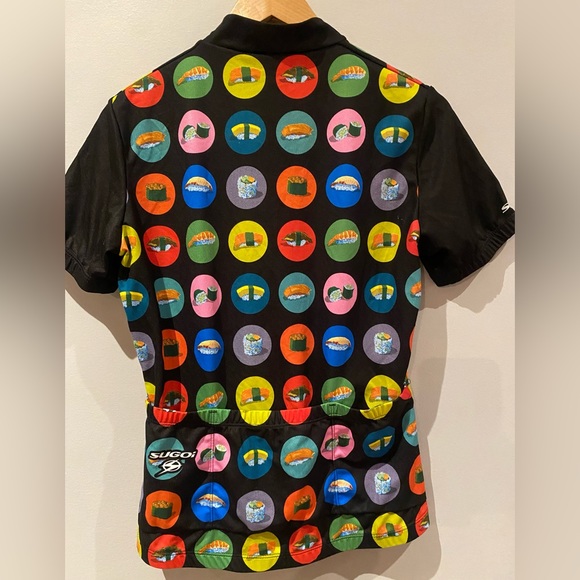 SUGOi 1/2 Zip Cycling Jersey “Sushi Rolls” - Picture 3 of 5